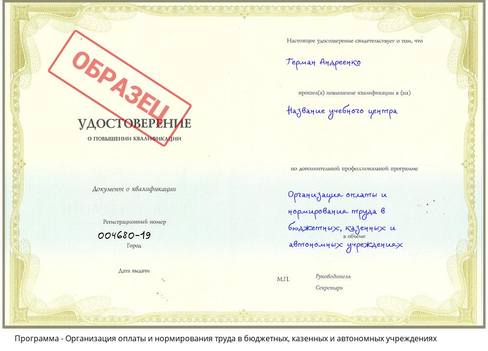 Организация оплаты и нормирования труда в бюджетных, казенных и автономных учреждениях Казань