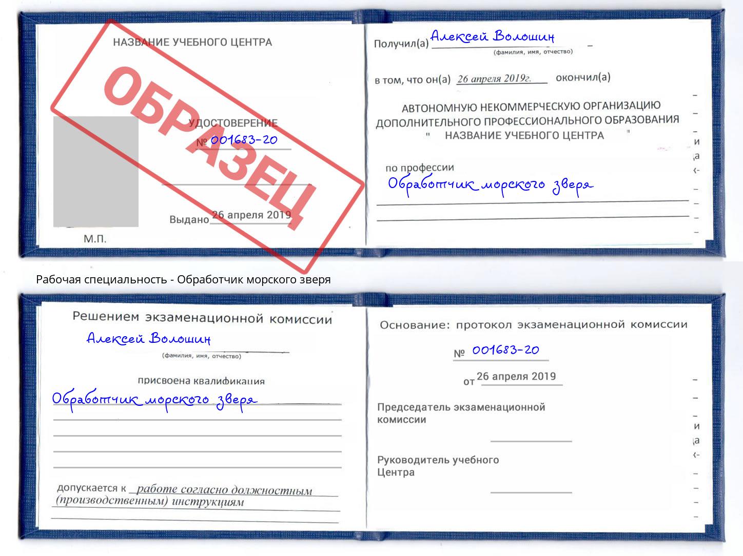 Обработчик морского зверя Казань